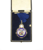 1936 Birmingham Meat Salesmen's Association Silver President’s Neck Badge