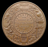 1886 London Polytechnic Exhibition 51mm Cased Medal - By Restall