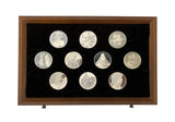 1975 The Genius Of Leonardo Da Vinci 50 x Silver Medal Set