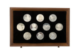 1975 The Genius Of Leonardo Da Vinci 50 x Silver Medal Set